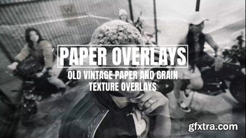 Videohive Old Vintage Paper And Texture Overlays 54347011