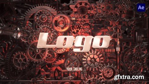 Videohive Industrial 3D Metal Logo Intro 54353383