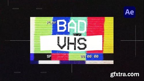 Videohive Glitch Bad TV Intro 54353399