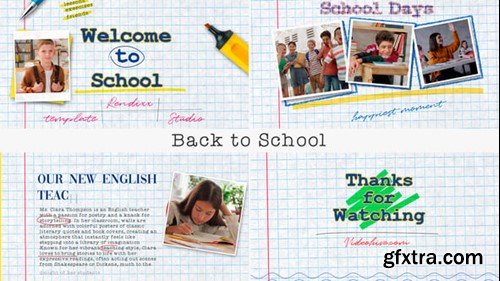 Videohive Welcome To School 54347772