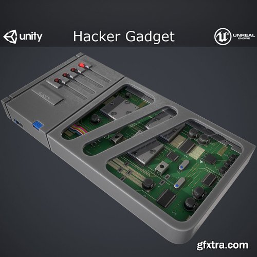 CgTrader - Hacker Gadget VR / AR / low-poly 3d model