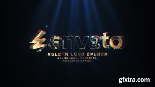 Videohive Golden Logo Opener 54361218