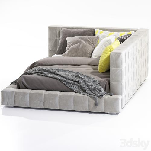 Bed Baldwin Lounge Corner Upholstered Bed