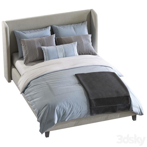 Bed Norbrook Upholstered Low Profile Standard Bed