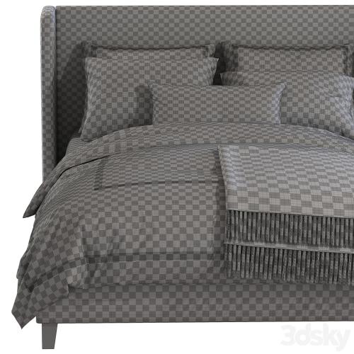 Bed Norbrook Upholstered Low Profile Standard Bed