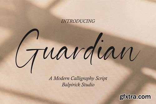 Guardian Script Font BV7XYSZ