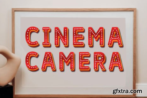 Cinema Camera Font