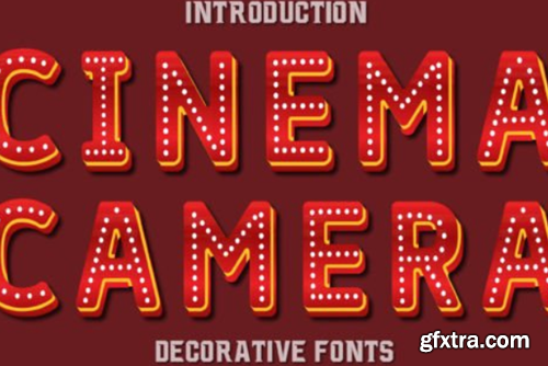 Cinema Camera Font