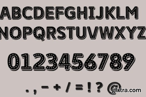 Cinema Camera Font