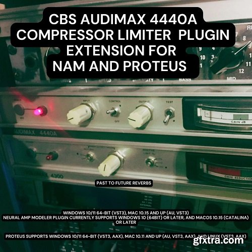 PastToFutureReverbs CBS Thomson Audimax 4440a Analog Compressor Limiter For Proteus and NAM