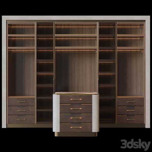 Wardrobe with island