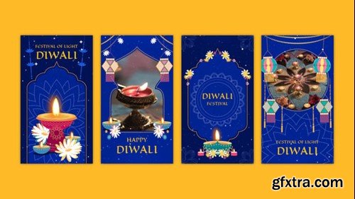 Videohive Happy Diwali Instagram Stories 54399068