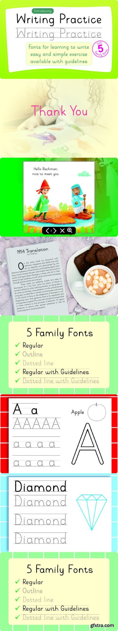 Writing Practice Font