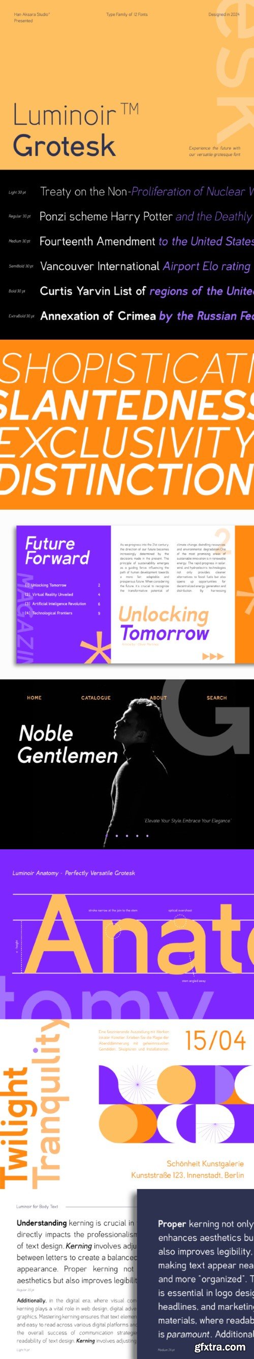 Luminoir Grotesk Font Family