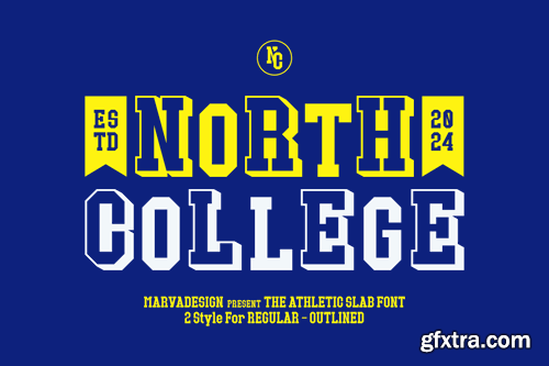 North College - Athletic Slab Font 7WWY75E