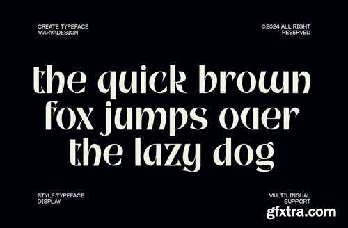 Meroa - Display Sans Font UZ3WYK2