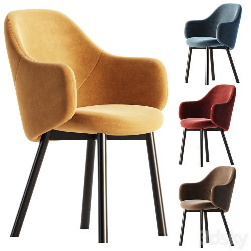 ALBU Easy chair with armrests By TON