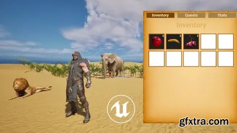 Unreal Engine 5 Blueprints: Inventory, Quests And Char Stats