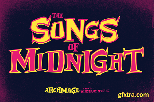 Archmage - A Phantasmagorical Serif Font HAJGB56