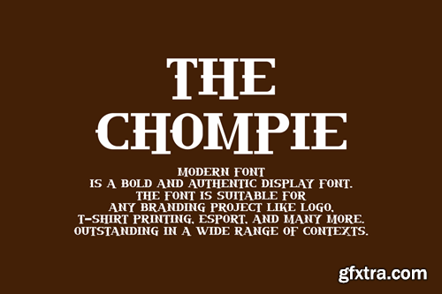 The Chompie Font T33NKFF