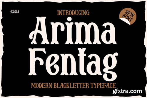 Arima Fentag - Old Decorative Font SDXYDX8