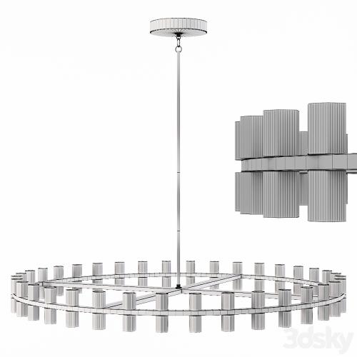 Restoration Hardware ARCACHON ROUND CHANDELIER 60 Black