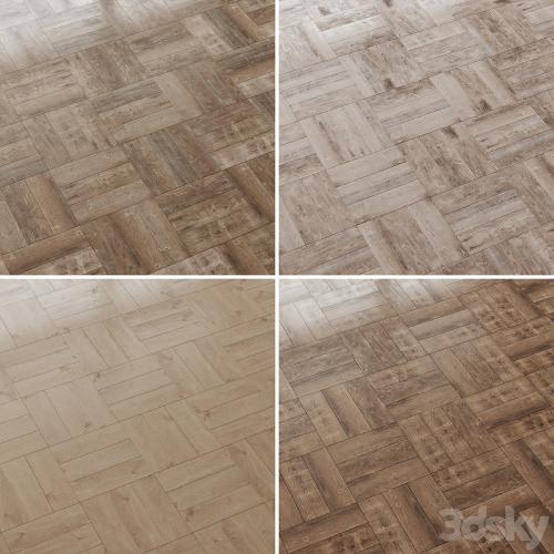 Wood floor Pine Oak Set 3