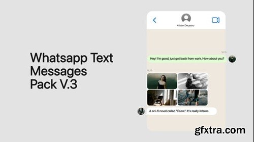 Videohive Whatsapp Text Pack 54418810