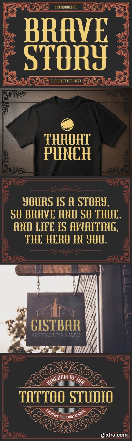 Brave Story Font