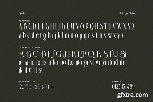 Sigreko Elegant Ligature Serif Font Q7EDH83