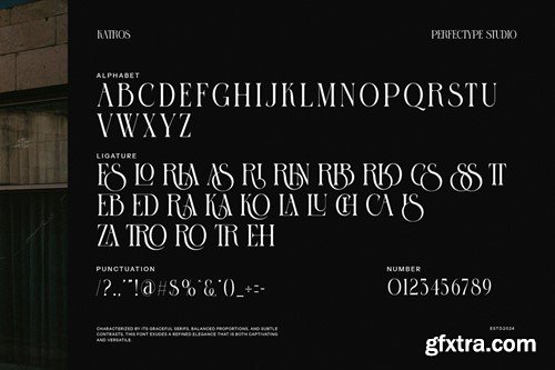 Katros Elegant Serif Font VX74JMJ