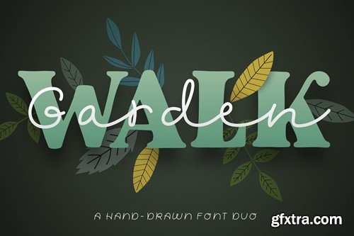 Garden Walk Font Duo ZKZQW36