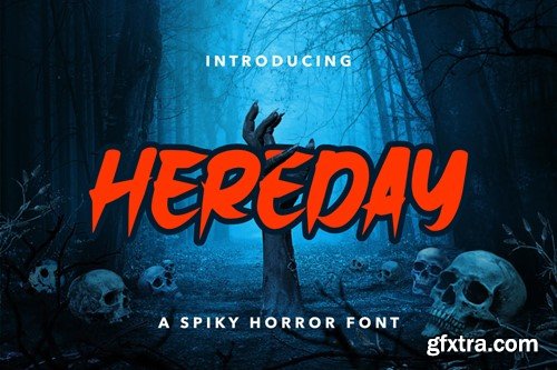 Hereday Horror Font WWLZC25