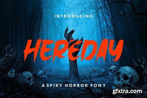 Hereday Horror Font WWLZC25