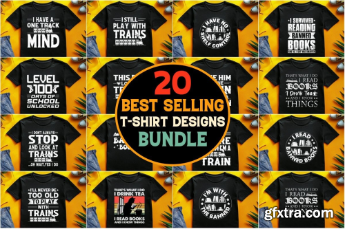 CreativeFabrica  - Pod Best T-Shirt Design Bundle