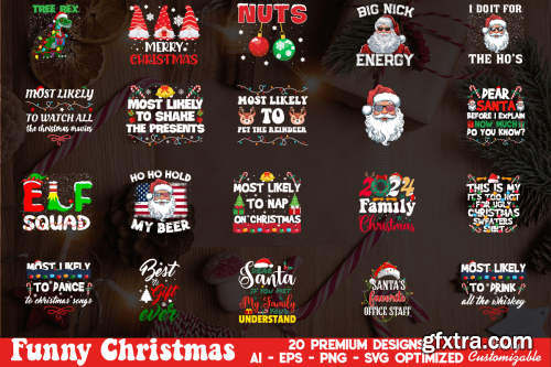 CreativeFabrica  - Funny Christmas Bundle