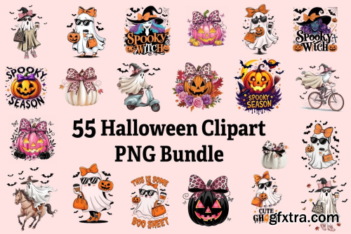 CreativeFabrica  - Halloween Clipart PNG Bundle