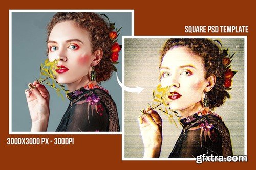 Vintage Grunge Photo Effect VS9XDPP