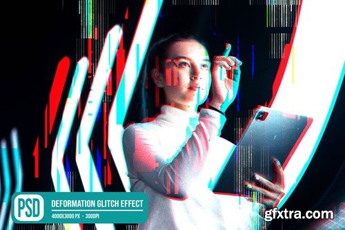 Deformation Glitch Photo Effect WWW2BHP