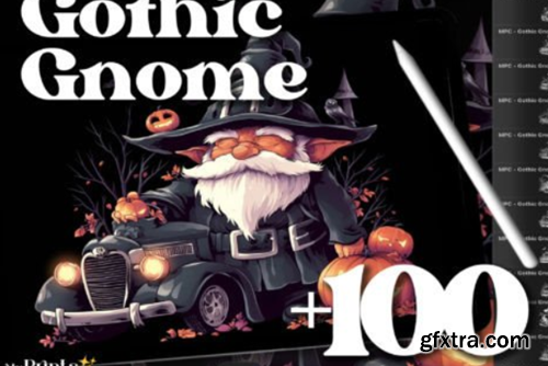 100+ Procreate Gothic Gnome Stamps