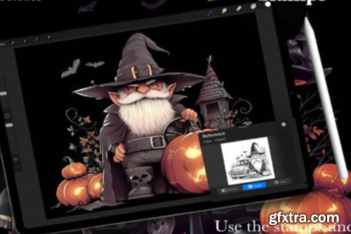 100+ Procreate Gothic Gnome Stamps