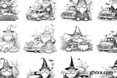 100+ Procreate Gothic Gnome Stamps