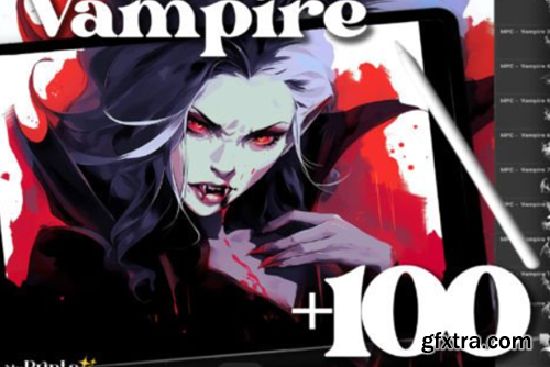 100+ Procreate Vampire Stamps