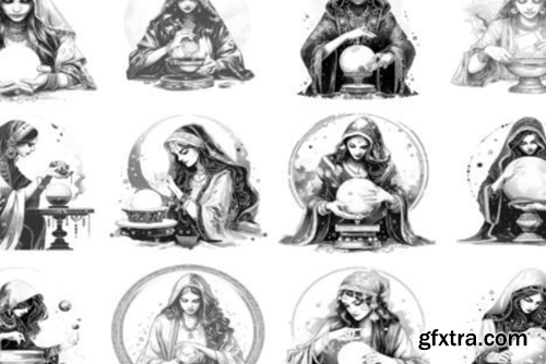 100+ Procreate Fortune Teller Stamps