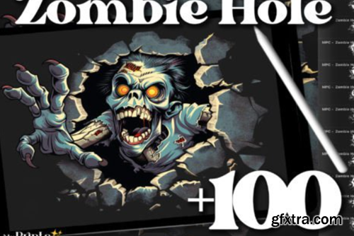 100+ Procreate Zombie Hole Stamps