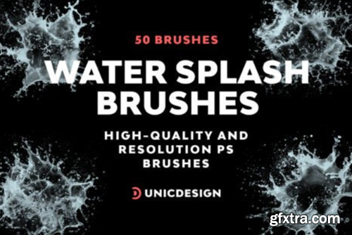 Water Splash Photoshop Brushes