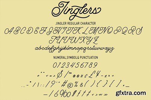 Jinglers - Monoline Script Font CQA7JVJ