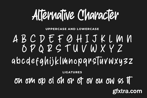 Right Howers a Handwriting Display Font V2FBB47