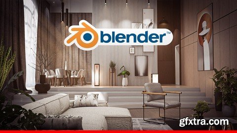 Blender 4.2: Full interior scene creation