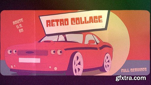 Videohive Retro Collage Opener 54446530